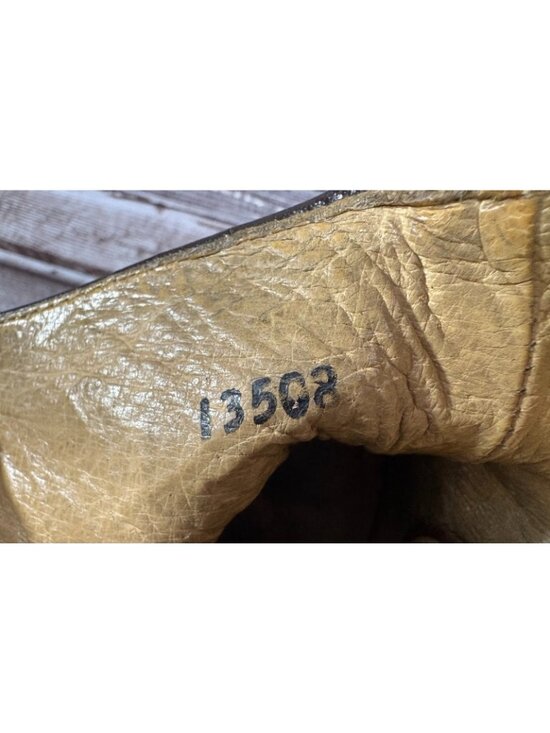 Frye 87901 Phillip Lace Up Work Ankle Boots size 8 B color Brown Vintage